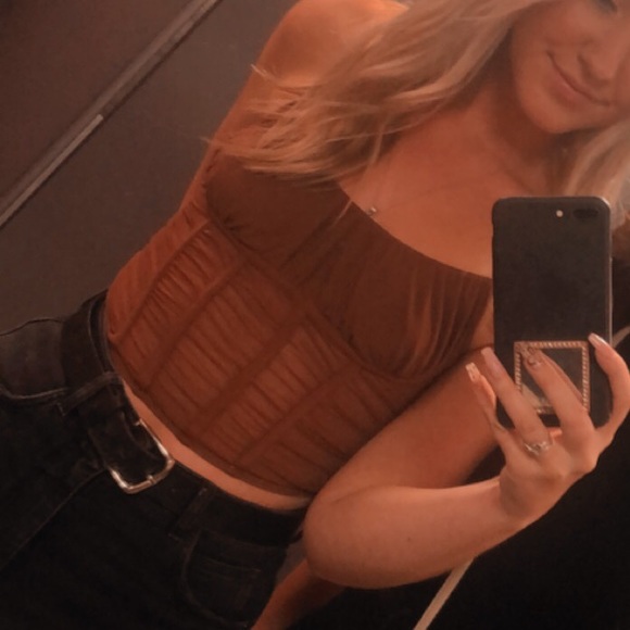 Beautiful brown corset top. - Picture 4 of 4